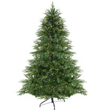 Christabelle 1.8m Prelit Everglow Fir Christmas Tree with 300 LED Lights - Front View