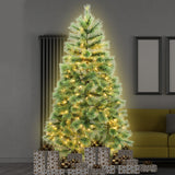 Christabelle 1.8m Prelit Lumina Pine Christmas Tree with 300 LED Lights - Extra Image