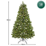 Christabelle 1.8m Prelit Lumina Pine Christmas Tree with 300 LED Lights