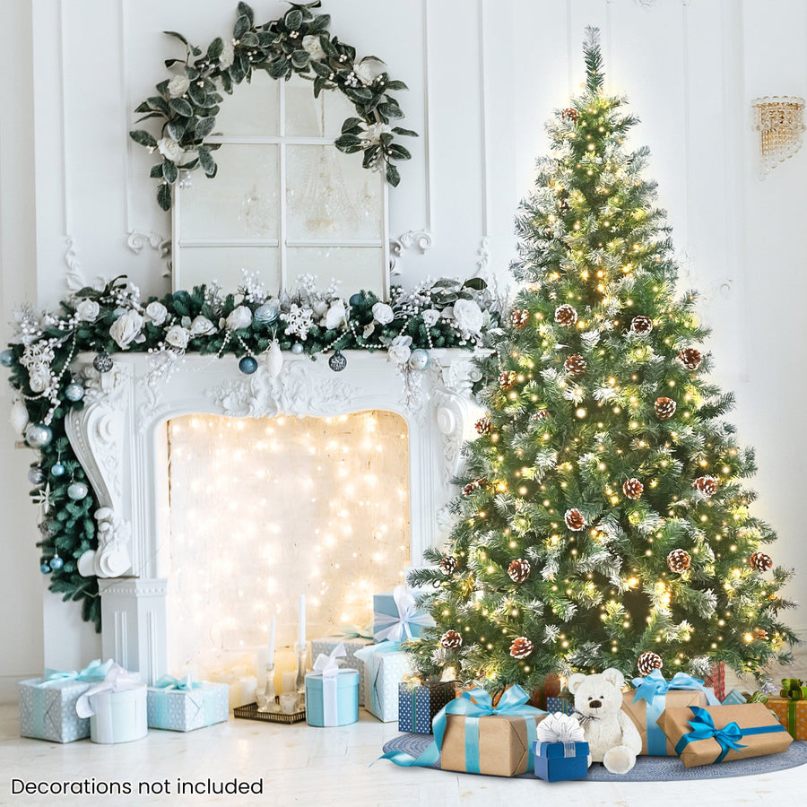 Christabelle 2.1m Pre Lit LED Christmas Tree with Pine Cones