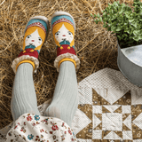 Collegien Slipper - Marie with Lace 18-19 - Front View