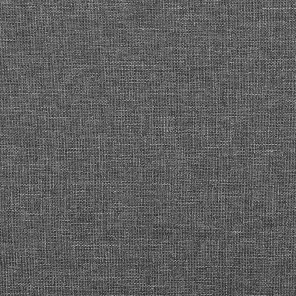 Box Spring Bed with Mattress&LED Dark Grey 137x190 cm Double Fabric