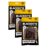 Blackdog Dog Treats Duck Jerkey 120g x3 - Side View