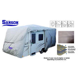 Samson Heavy Duty Caravan Cover 16-18ft - Close-Up Angle