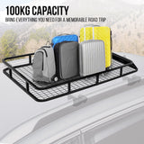 RIGG Universal Car Roof Rack Basket Cargo Carrier - Extra Image