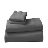 Pewter Cotton microfibre 1000TC 4pc King sheet set