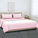 4pc 1000 Thread Count Cotton Rich King Bed Sheet Gift Pack CVC Microfibre Blend in Pink - Extra Image