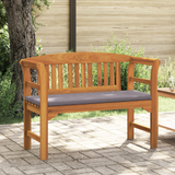 Rose Bench Natural 114 x 46 x 82.5 cm Solid Acacia Wood - Front View