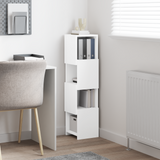 Corner Cabinet 25,5x25x102cm Engineered Wood - Top-Down View