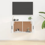 Wall Mounted TV Cabinet High Gloss White 80x34.5x40 cm