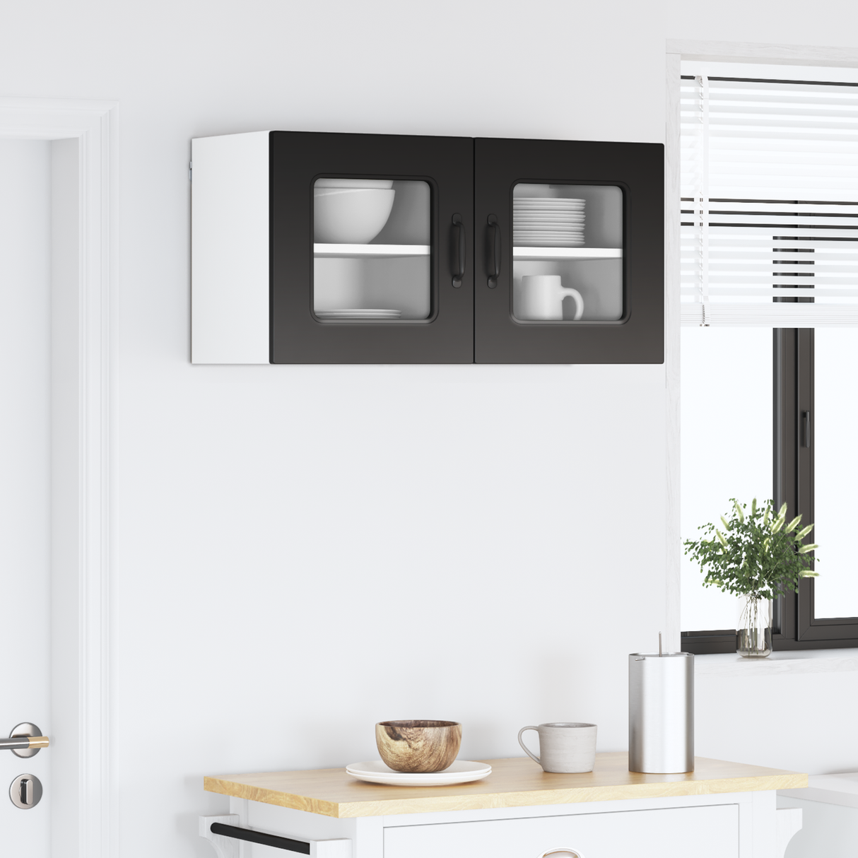 Dishwasher Panel Kalmar 2 pcs Black 40 x 31 x 40 cm