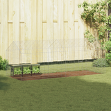 Rabbit Cage Silver 200 x 78 x 78 cm Galvanised Steel
