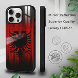 Albania flag Phone Case For iPhone 16 15 14 13 12 11 Pro Xs Max Mini Plus Celulares Hard Funda - Extra Image