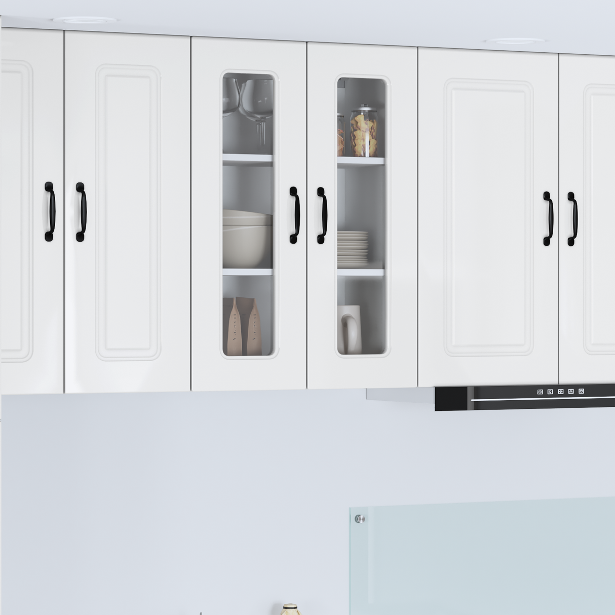 Dishwasher Panel Kalmar High Gloss White 60 x 31 x 80 cm