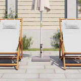 Granite Parasol Base Umbrella Holder 20kg - Side View
