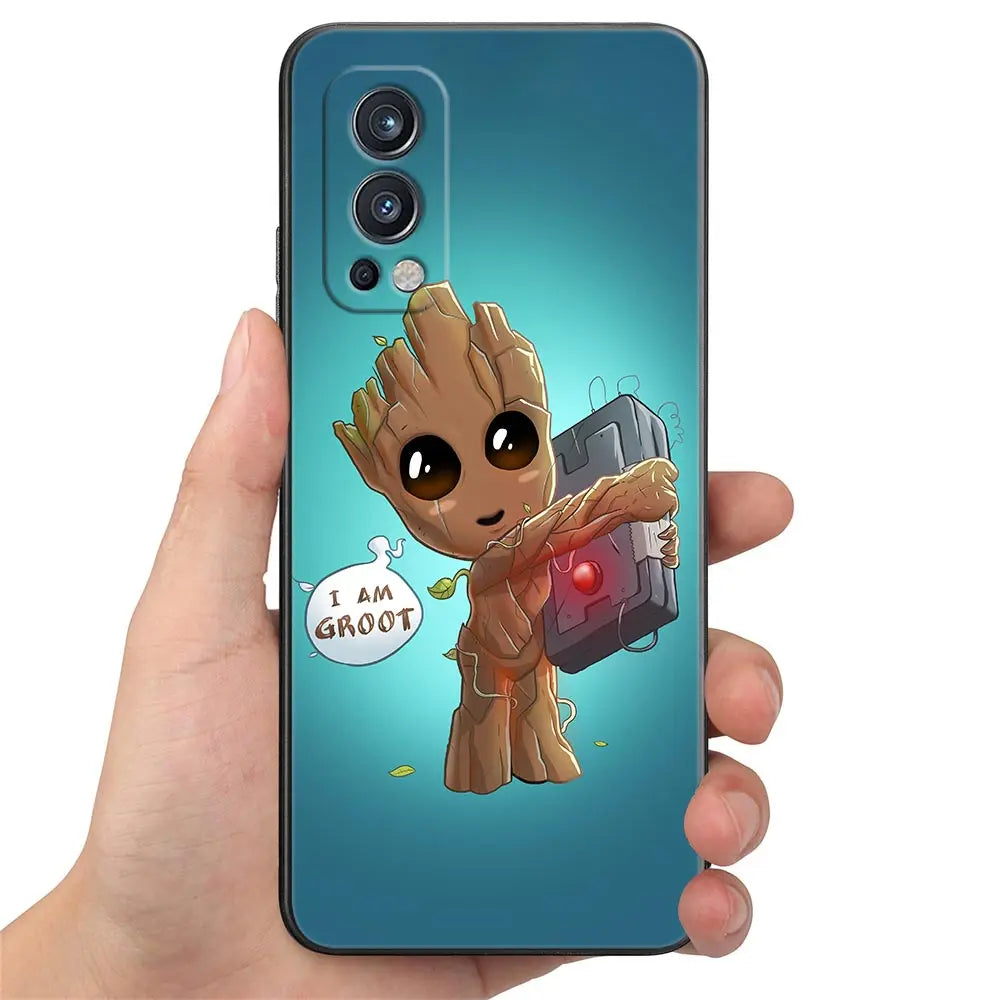 Avengers Marvel Groot Venom Silicone Phone Case For Oneplus 10 9 8 7 T Pro 1+ 9R 8T Cover One Plus Nord 2 5G N100 CE Ace Fundas