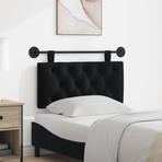 Hanging Headboard Black Velvet