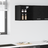 Hanging Cabinet Black Oak 40 x 29,5 x 40 cm Engineered Wood