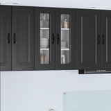 Dishwasher Panel Kalmar Black 60 x 31 x 80 cm Engineered Wood