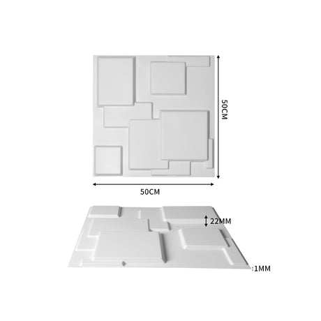 12Pcs 3D Wall Panels 50x50cm DIY Waterproof-2018816735955783682
