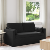 Sofa Black 158 x 78 x 80 cm Fabric - Front View