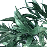 Dark Green Tipped Willow Oak Stem UV Resistant 30cm - Front View
