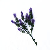 Artificial Small lavender Wall Plant 26 cm - Front View