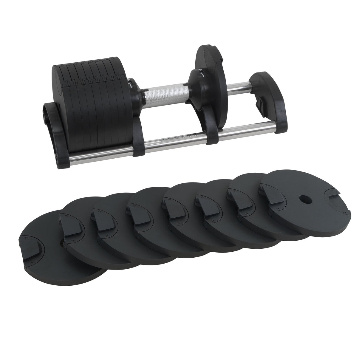 Powertrain Eon 36kg Dial-Up Adjustable Dumbbell Home Gym Weights