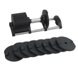Powertrain Eon 2 x 36kg Dial-Up Adjustable Dumbbell Home Gym Weights - 45-Degree Angle