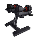 Powertrain GEN2 Pro Adjustable Dumbbell Set - 2 x 25kg (50kg) Home Gym Weights with Stand - Extra Image