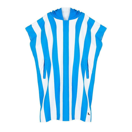 Dock & Bay Adult Poncho Hooded Towel | Cabana Collection | Bondi Blue M-1954802356940050433