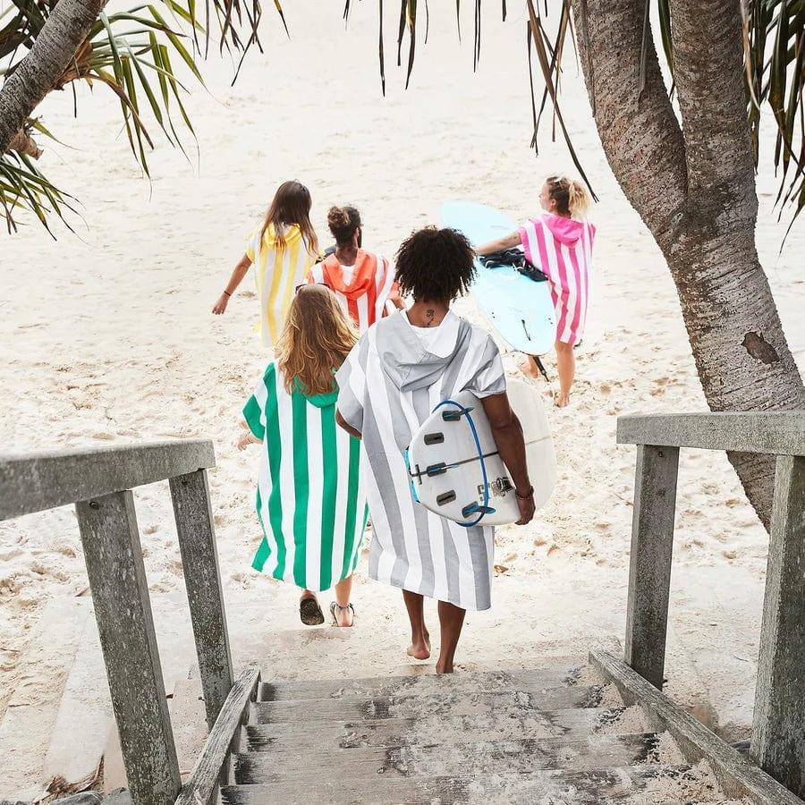 Dock & Bay Adult Poncho Hooded Towel | Cabana Collection | Bondi Blue M-1954802356940050435