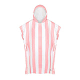 Dock & Bay Adult Poncho Hooded Towel | Cabana Collection | Malibu Pink S - Top-Down View