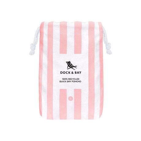 Dock & Bay Adult Poncho Hooded Towel | Cabana Collection | Malibu Pink S-1954802357342703621