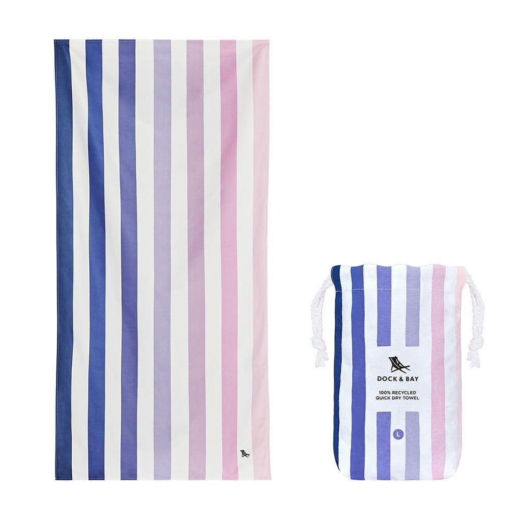 Dock & Bay Beach Towel Cabana Collection L | Quick Dry | Dusk To Dawn-1954802354872258560