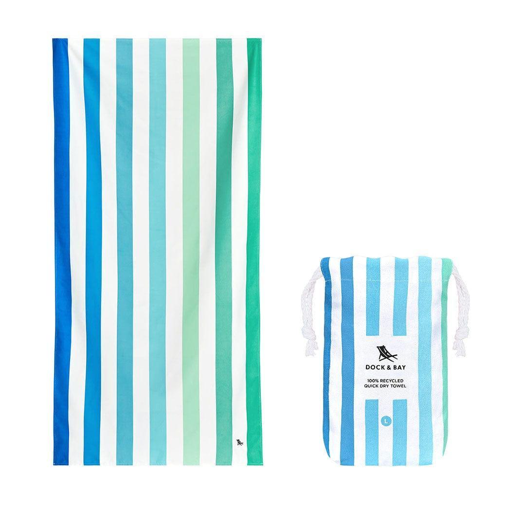 Dock & Bay Beach Towel Cabana Collection L | Quick Dry | Endless River-2006732815026229248