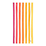 Dock & Bay Beach Towel Cabana Collection L | Quick Dry | Peach Sunrise - Side View