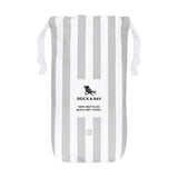 Dock & Bay Beach Towel Cabana Collection XL | Quick Dry | Goa Grey-2006732812807442434