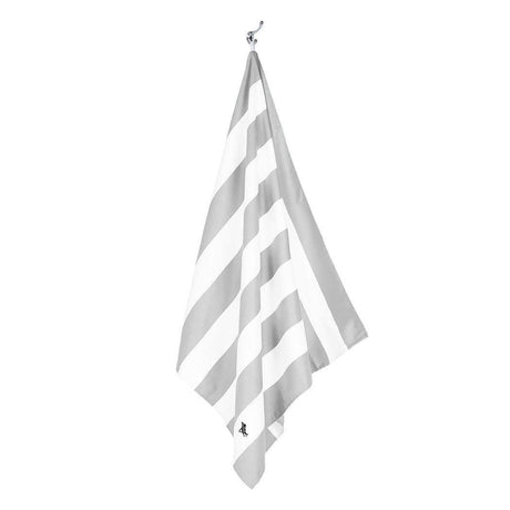 Dock & Bay Beach Towel Cabana Collection XL | Quick Dry | Goa Grey-2006732812807442435