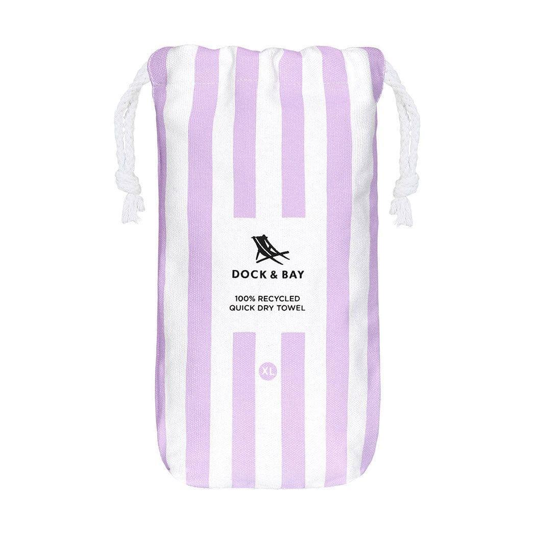 Dock & Bay Beach Towel Cabana Collection XL | Quick Dry | Lombok Lilac-2006732813142986754
