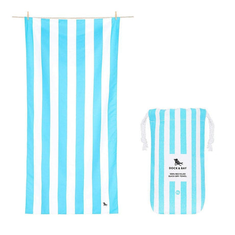 Dock & Bay Beach Towel Cabana Collection XL | Quick Dry | Tulum Blue-2006732812639670272