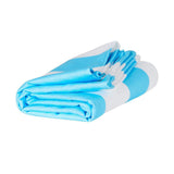 Dock & Bay Beach Towel Cabana Collection XL | Quick Dry | Tulum Blue - Front View