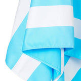 Dock & Bay Beach Towel Cabana Collection XL | Quick Dry | Tulum Blue - Side View