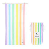 Dock & Bay Beach Towel Cabana Collection XL | Quick Dry | Unicorn Waves - Rear View