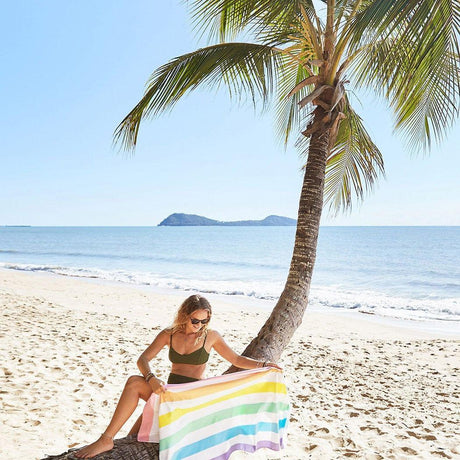 Dock & Bay Beach Towel Cabana Collection XL | Quick Dry | Unicorn Waves-1954802356042469377
