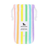 Dock & Bay Beach Towel Cabana Collection XL | Quick Dry | Unicorn Waves - Side View