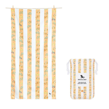 Dock & Bay KIDS Beach Towel | Quick Dry | Bike Bike Baby-1954802353706242048
