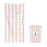 Dock & Bay KIDS Beach Towel | Quick Dry | Peach Party - Rear View