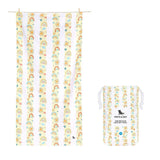 Dock & Bay KIDS Beach Towel | Quick Dry | Rainbow Road - Close-Up Angle