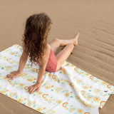 Dock & Bay KIDS Beach Towel | Quick Dry | Rainbow Road - Front View